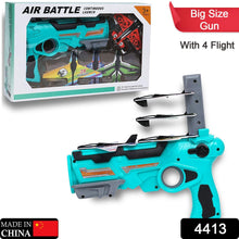 4413 Airplane Launcher Toy Catapult aircrafts Gun with 4 Foam aircrafts