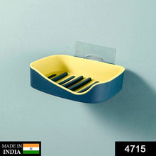 4715 Multipurpose Sticker Wall Mounted Plastic Soap Holder & Dispenser