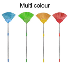 4699 Broom with Long Stainless Steel Rod and Extendable Cobweb Cleaner Stick