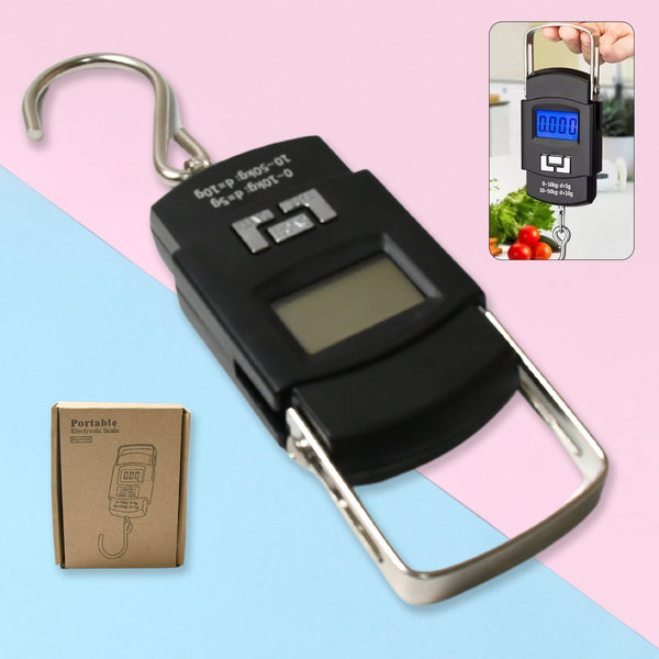 549 Digital Portable Hook Type Weighing Scale (50 kg, Multicolor)