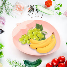 5758  Strawberry Shape Plate Dish Snacks / Nuts / Desserts Plates for Kids, BPA Free, Children’s Food Plate, Kids Bowl, Serving Platters Food Tray Decorative Serving Trays for Candy Fruits Dessert Fruit Plate, Baby Cartoon Pie Bowl Plate, Tableware (1 Pc)