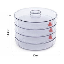 070 Plastic 4 Compartment Sprout Maker, White LetZcart