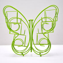 5126 Butterfly Shape Stainless Steel 6 Hole Glass Holder 
