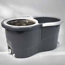 1166 Spin Mop with Big Wheels and Stainless Steel Wringer, Bucket Floor Cleaning High Quality Bucket 