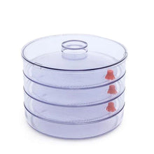 070 Plastic 4 Compartment Sprout Maker, White LetZcart