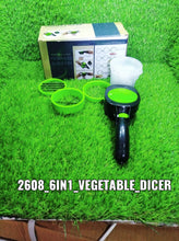 2608 Plastic 6-in-1 Manual Vegetable Grater,Chipser and Slicer