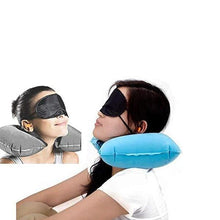 505 -3-in-1 Air Travel Kit with Pillow, Ear Buds & Eye Mask LetZcart WITH BZ LOGO