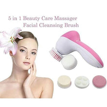 340 -5-in-1 Smoothing Body & Facial Massager (Pink) LetZcart