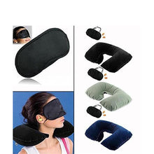 505 -3-in-1 Air Travel Kit with Pillow, Ear Buds & Eye Mask LetZcart WITH BZ LOGO