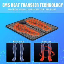 6931 EMS Foot Massager, Electric Feet Massager, Deep Kneading Circulation Foot Booster for Feet and Legs Muscle Stimulator, Folding Portable Electric Massage Machine (Mix Design)