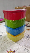 3163 Reusable Airtight Food Storage Plastic Container Set Kitchen, Jar, Fridge Storage Containers (4 Pc Set)