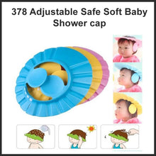 0378 Adjustable Safe Soft Baby Shower cap LetZcart